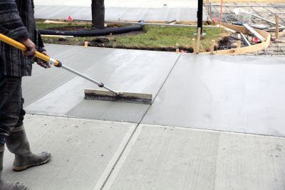 Completed Concrete Slab